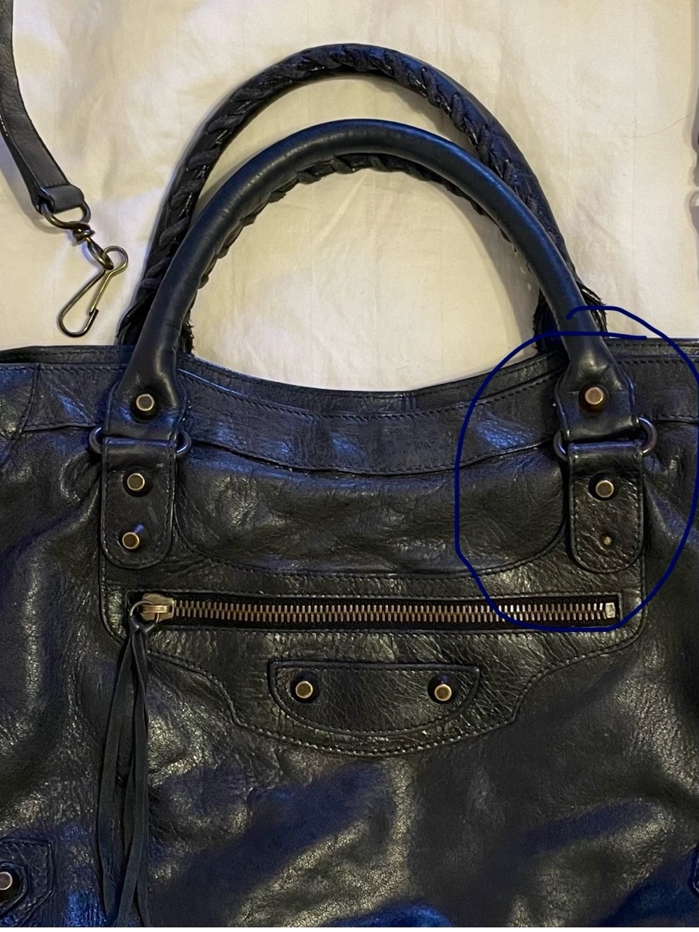 WOMEN'S LE CITY BAG MEDIUM IN BLACK - Picture 6 of 10